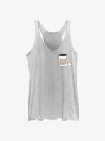 Pokemon Chibi Pikachu Coffee Womens Tank Top