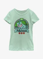 Pokemon Green Bulbasaur Youth Girls T-Shirt