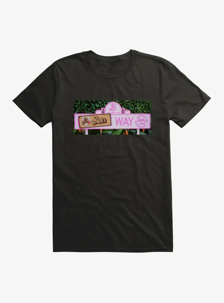 Barbie Movie Ken Way Street Sign T-Shirt