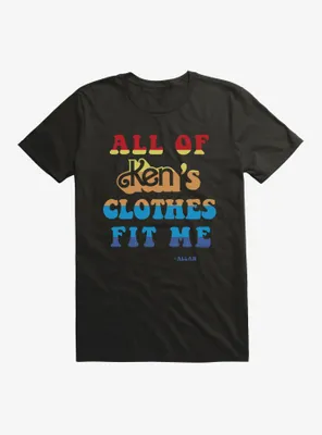 Barbie Movie Allan's All of Ken's Clothes Fit Me T-Shirt