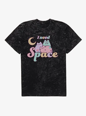 Pusheen I Need Space Mineral Wash T-Shirt