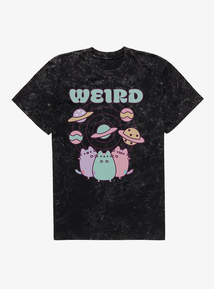 Pusheen Weird Mineral Wash T-Shirt