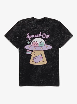 Pusheen Spaced Out Mineral Wash T-Shirt