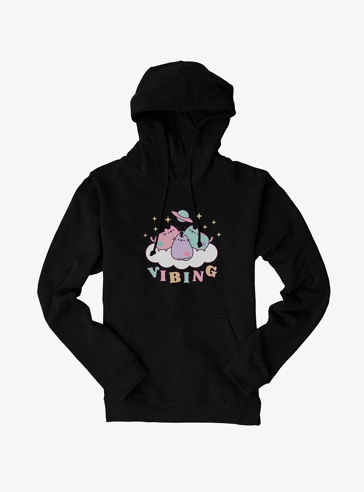 Pusheen Vibing Hoodie