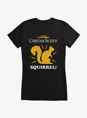 Christmas Vacation Electric Squirrel! Girls T-Shirt