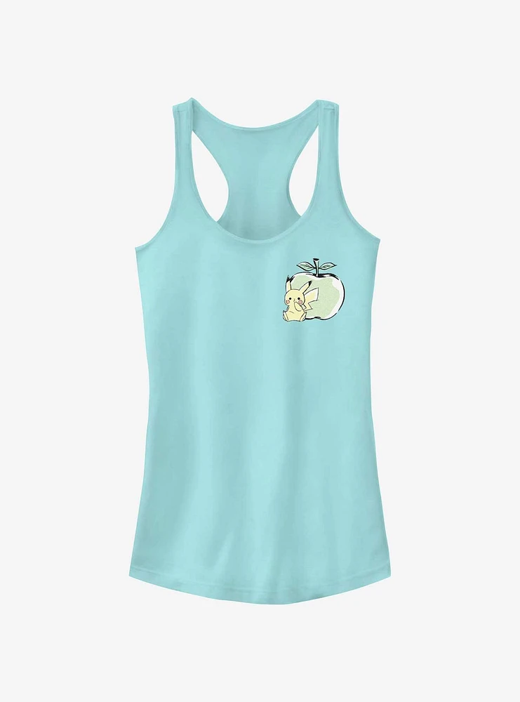 Pokemon Chibi Pikachu Apple Girls Tank