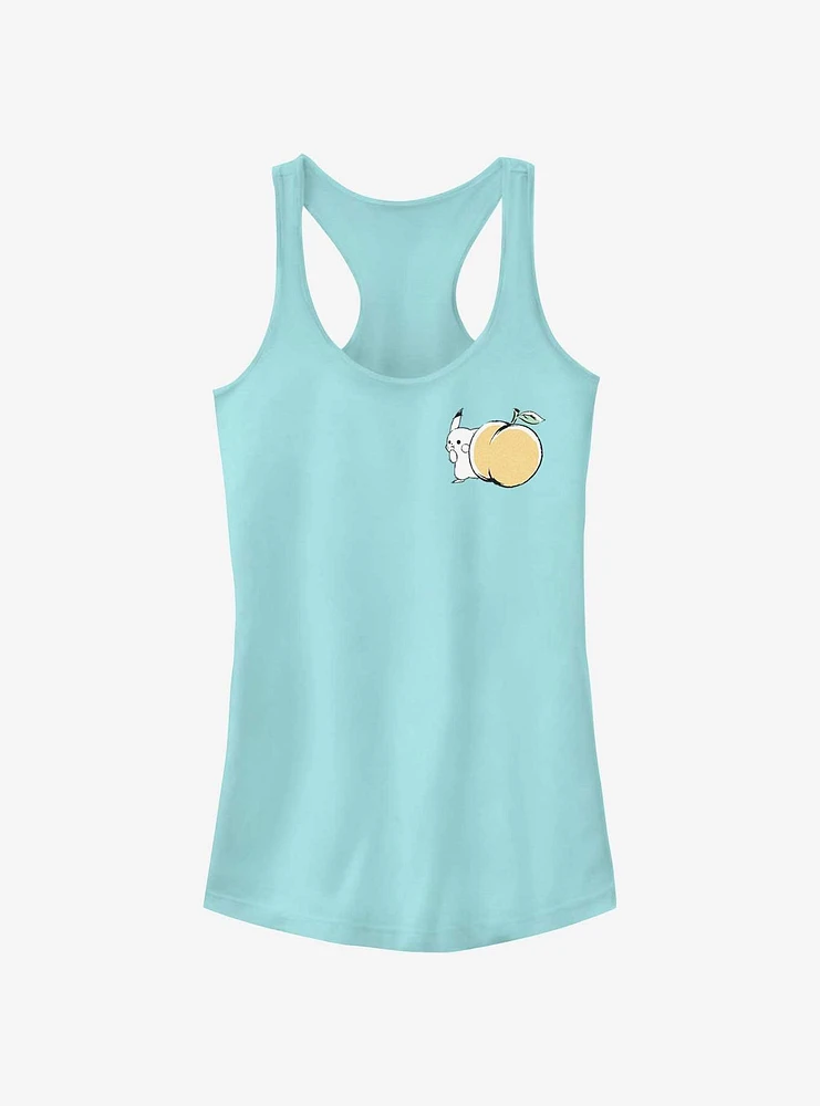 Pokemon Chibi Pikachu Peach Girls Tank