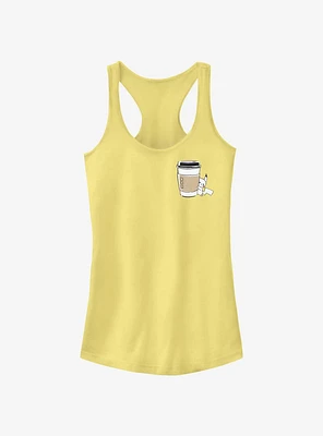 Pokemon Chibi Pikachu Coffee Girls Tank