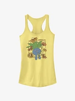 Pokemon Oddish Field Girls Tank