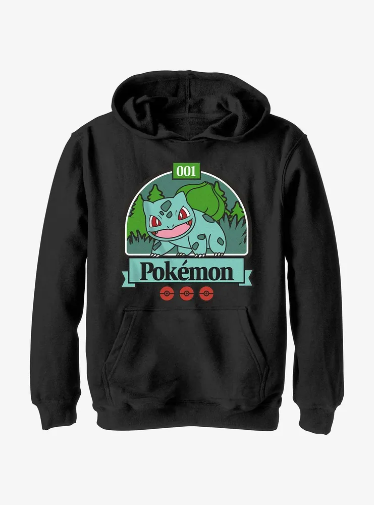 Pokemon Green Bulbasaur Youth Hoodie