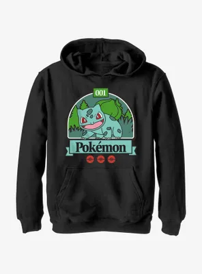 Pokemon Green Bulbasaur Youth Hoodie