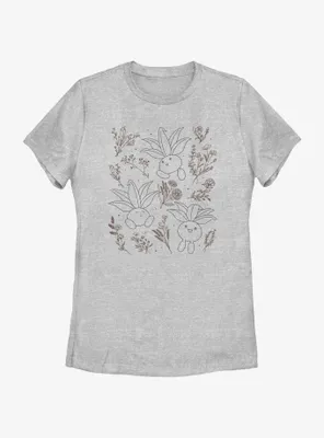 Pokemon Oddish Forest Flowers Womens T-Shirt