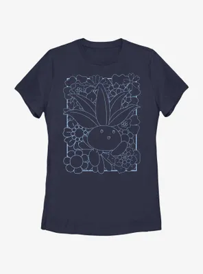 Pokemon Oddish Flower Box Womens T-Shirt