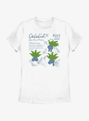 Pokemon Oddish Study Womens T-Shirt