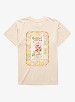 Strawberry Shortcake & Custard Quilted With Love Mineral Wash T-Shirt