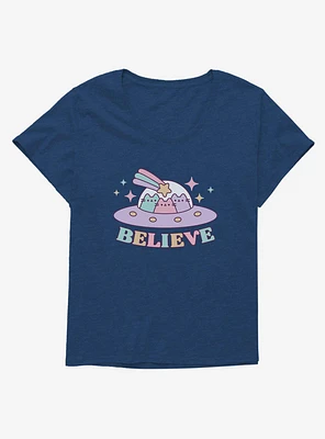 Pusheen Believe Girls T-Shirt Plus