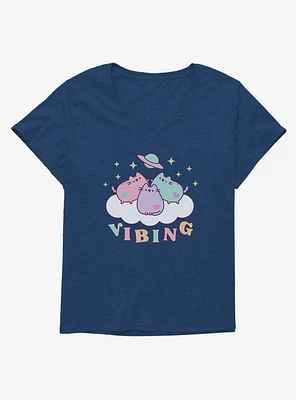 Pusheen Vibing Girls T-Shirt Plus