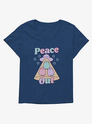 Pusheen Peace Out Girls T-Shirt Plus
