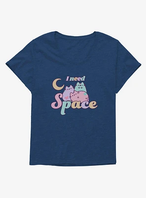 Pusheen I Need Space Girls T-Shirt Plus