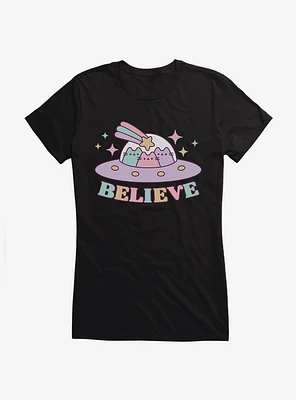 Pusheen Believe Girls T-Shirt