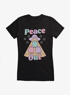 Pusheen Peace Out Girls T-Shirt