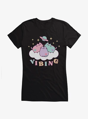 Pusheen Vibing Girls T-Shirt