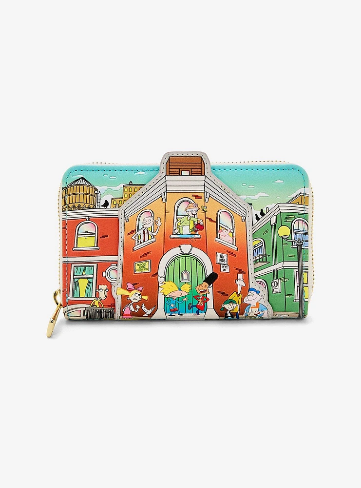 Loungefly Hey Arnold! House Zipper Wallet