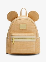 Loungefly Disney Mickey Mouse Straw Ears Mini Backpack