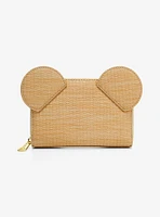 Loungefly Disney Mickey Mouse Straw Ears Zipper Wallet