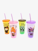 Hello Kitty And Friends Halloween Color-Changing Acrylic Travel Cup Set