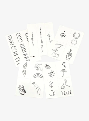 INKED By Dani Lucky Girl Temporary Tattoo Set