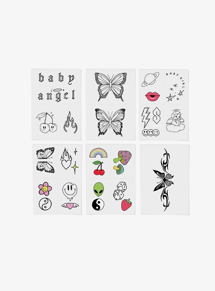 INKED By Dani Y2K Icons Temporary Tattoo Set