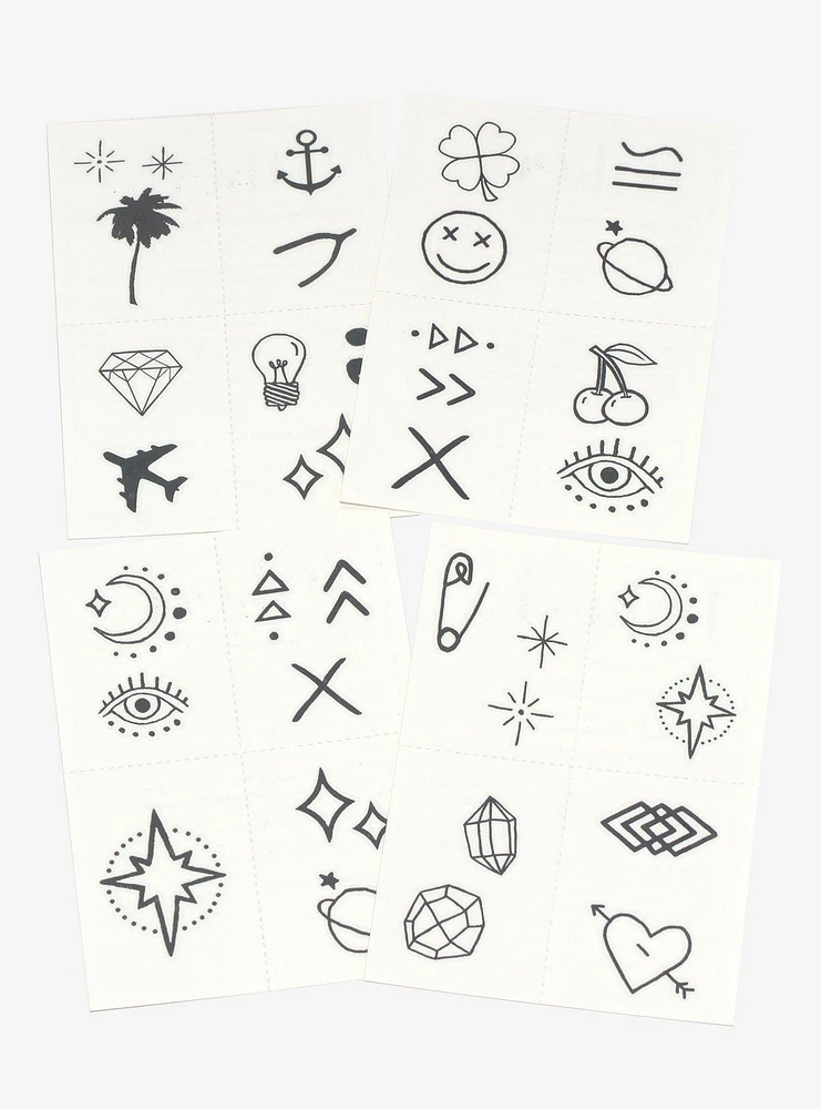 INKED By Dani Lil' Tats Temporary Tattoo Set