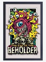 Dungeons & Dragons Beholder Faux Matte Under Plexiglass Framed Poster