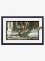 Star Wars Dagobah Faux Matte Under Plexiglass Framed Poster