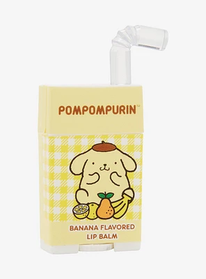 Sanrio Pompompurin Banana Flavored Juice Box Lip Balm — BoxLunch Exclusive