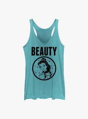 Disney Beauty and the Beast Belle Badge Womens Tank Top