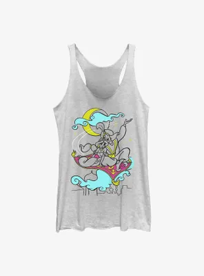 Disney Aladdin Carpet Surfing Womens Tank Top