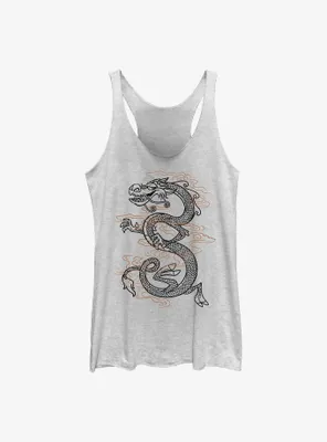 Disney Mulan Flying Mushu Womens Tank Top