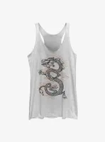 Disney Mulan Flying Mushu Womens Tank Top