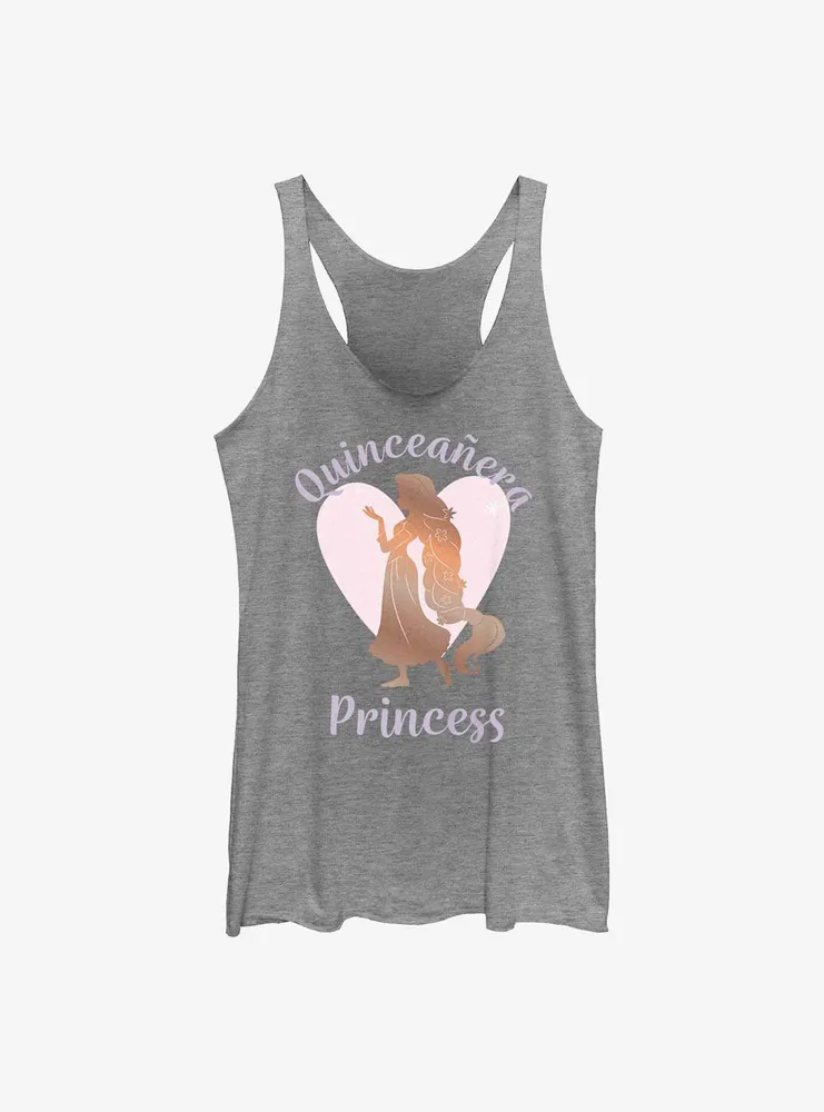 Disney Tangled Birthday Quinceanera Princess Rapunzel Womens Tank Top