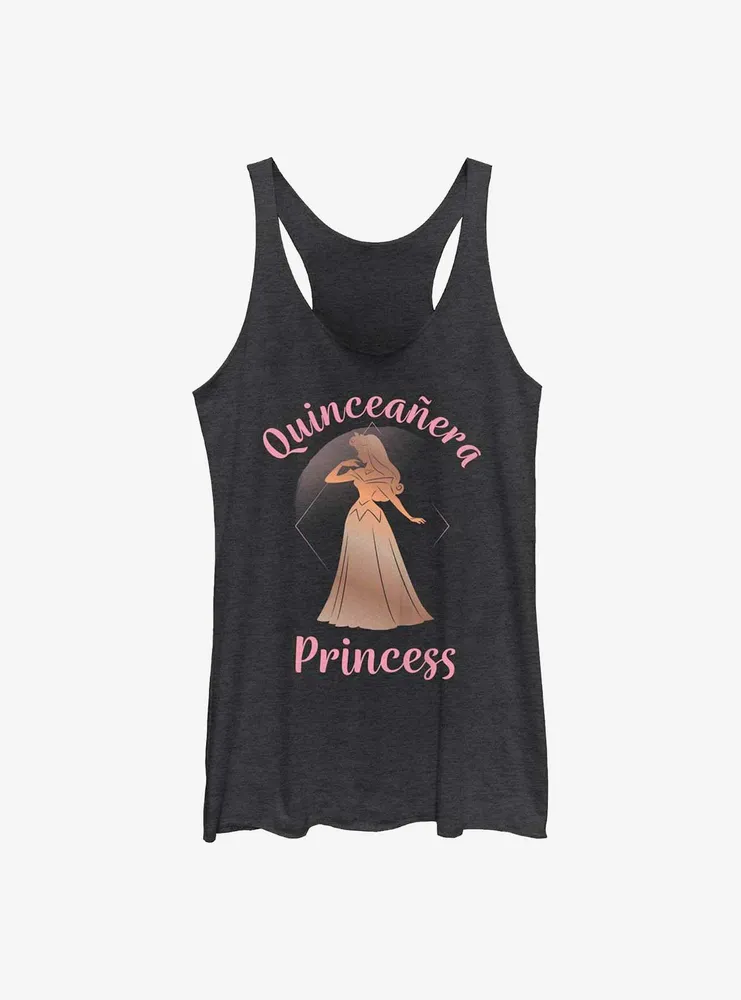 Disney Sleeping Beauty Birthday Quinceanera Princess Aurora Womens Tank Top