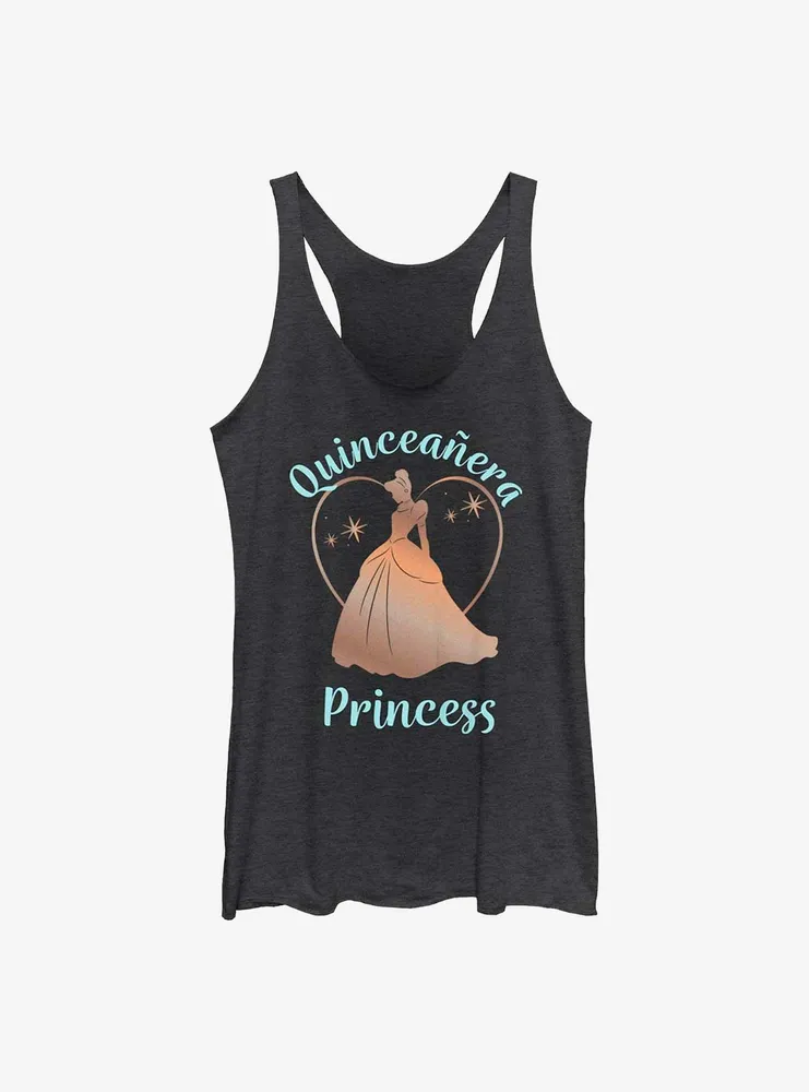 Disney Cinderella Birthday Quinceanera Princess Womens Tank Top