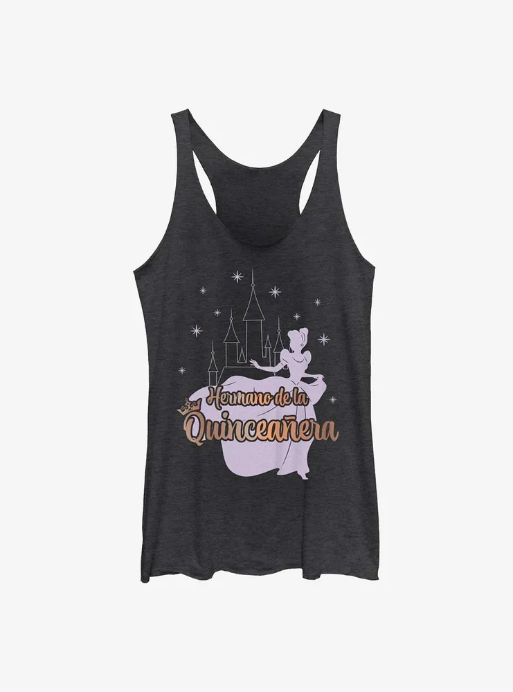 Disney Princess Cinderella Birthday Quinceanera Brother Womens Tank Top