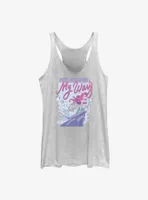 Disney The Little Mermaid My Waves Way Womens Tank Top