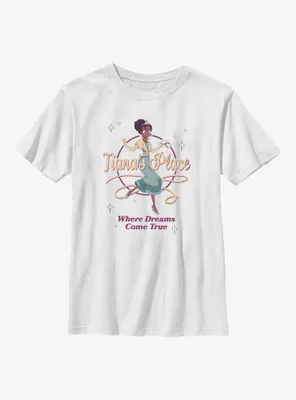 Disney the Princess and Frog Tiana's Place Where Dreams Come True Youth T-Shirt