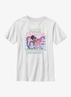 Disney Cinderella Main Character Energy Youth T-Shirt