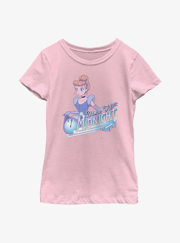 Disney Cinderella Anime Style Dance Til Midnight Youth Girls T-Shirt