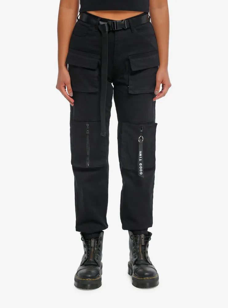 Multi-pocket jogging pants