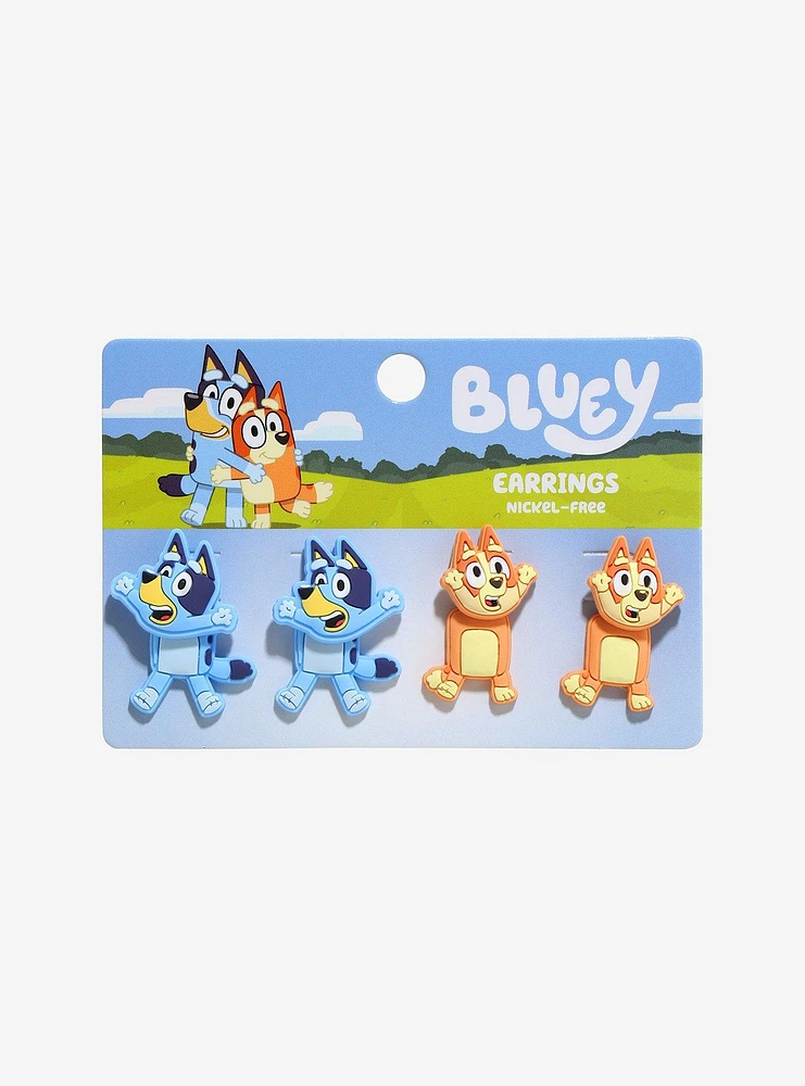 Bluey Bingo & Bluey Front/Back Earring Set